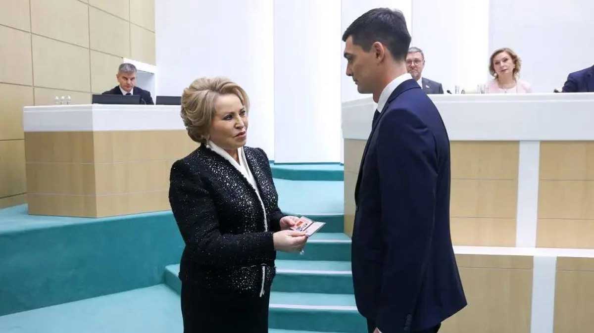 Валентина Матвиенко и Роман Маслов