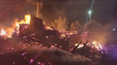 Дом сгорел дотла