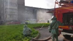 В Череповце прошли учения МЧС по сценарию аварийного выброса аммиака