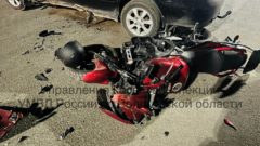 Мотоцикл после ДТП