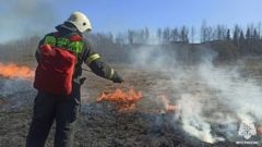 Палы травы опасны и для населенных пунктов