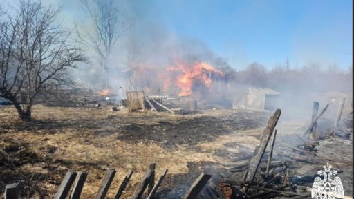 Пожар под Чагодой