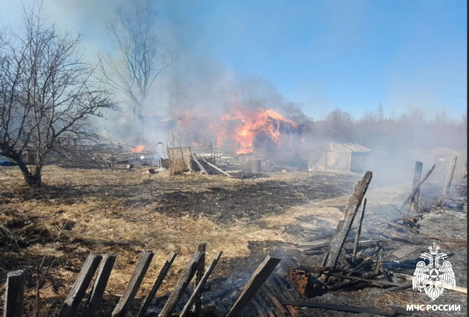Пожар под Чагодой