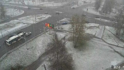 Метель обрушилась на Череповец: объявлено штормовое предупреждение