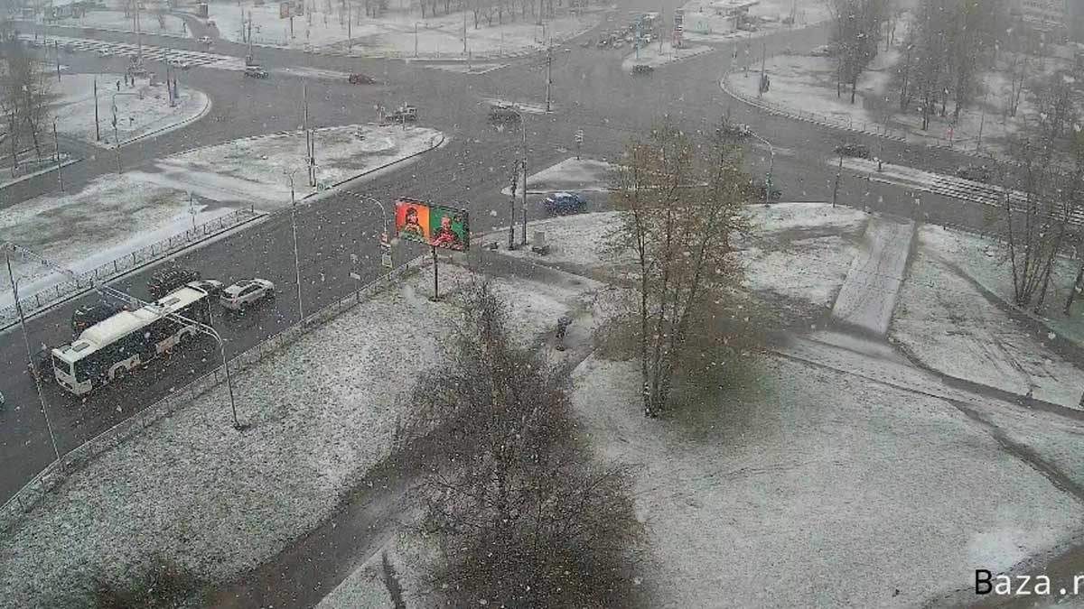 Метель обрушилась на Череповец: объявлено штормовое предупреждение