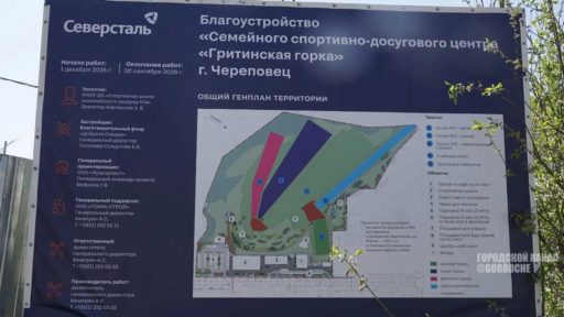 На Гритинской горке продолжается строительство крупного спортивного комплекса