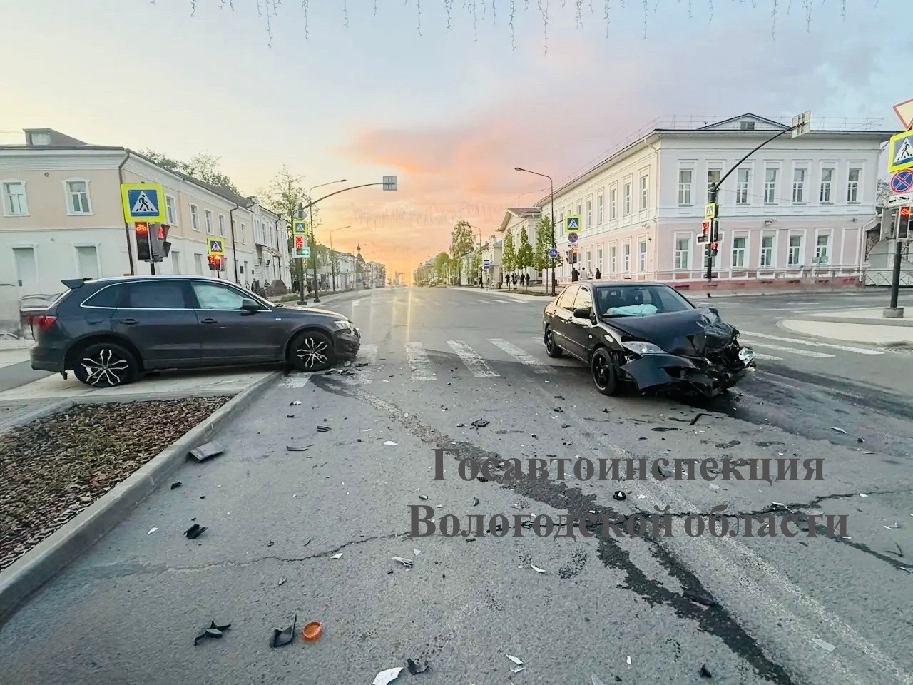 Место аварии
