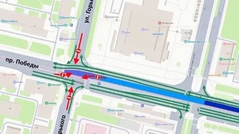 В Череповце временно ограничат движение на одном из ключевых перекрёстков