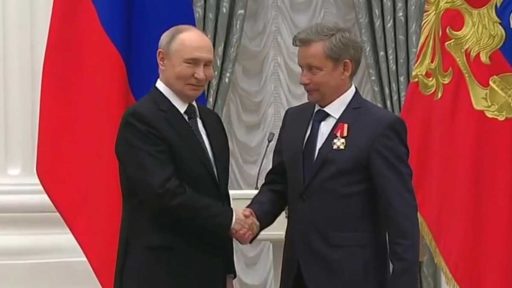 Владимир Путин и Сергей Хазов