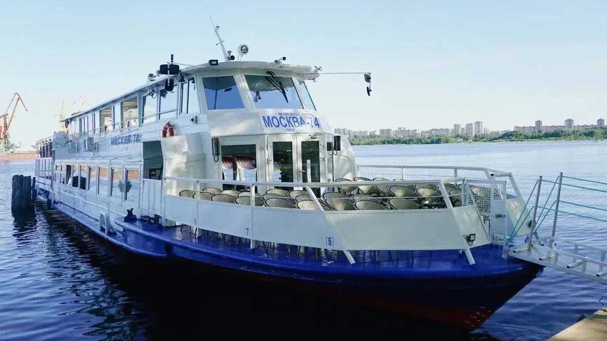 В Череповце возобновляются речные прогулки на теплоходе «Москва-74»