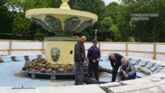 Фонтан в Комсомольском парке вернут к историческому облику
