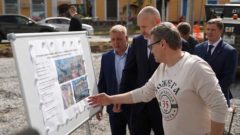 Сквер с памятником Сталину и Бардину в Череповце откроют ко Дню металлурга