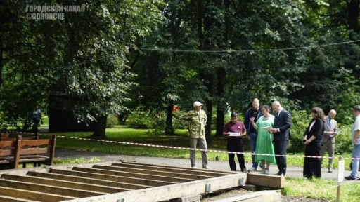 В Комсомольском парке Череповца восстановят концертную беседку