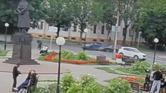 Момент ДТП