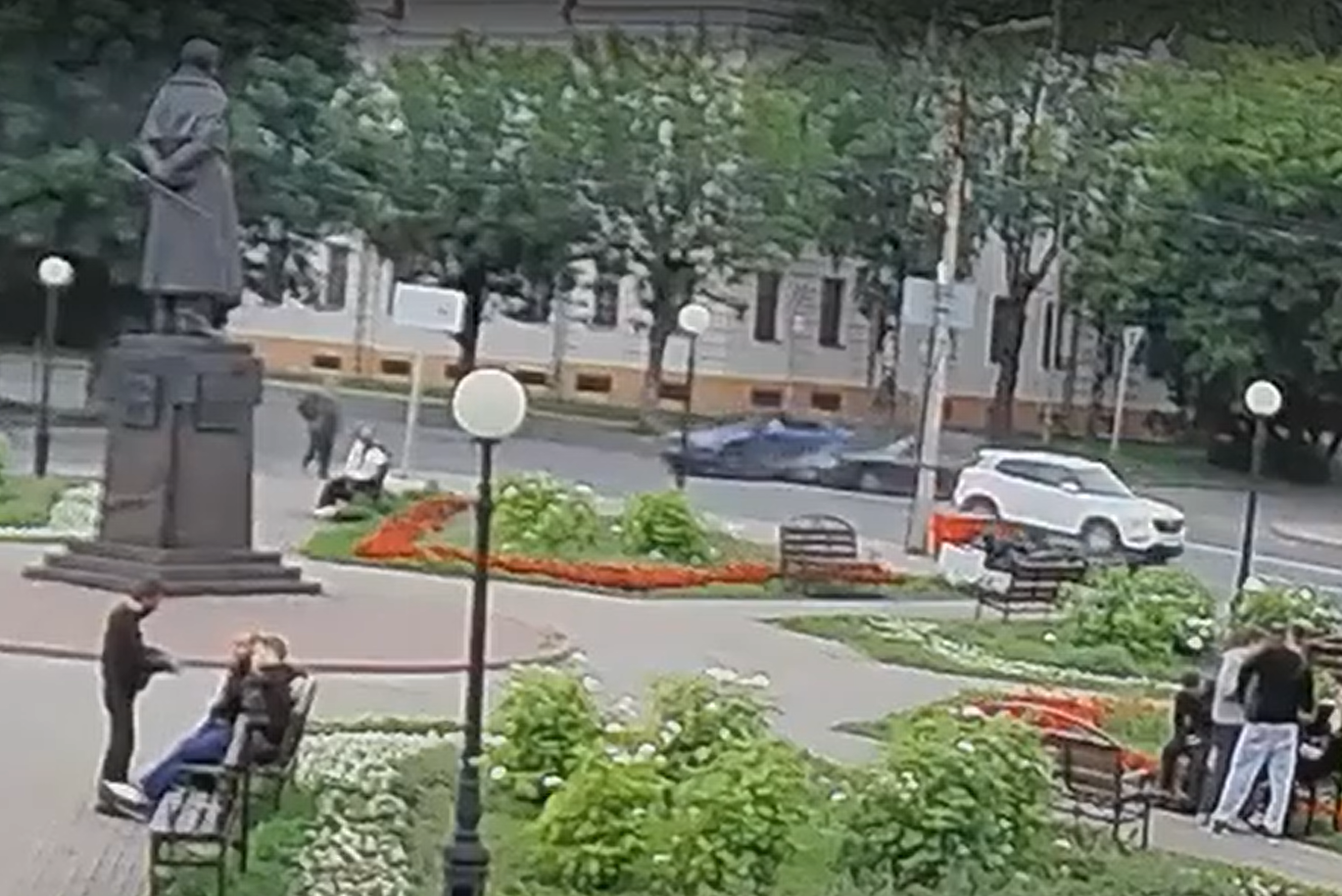 Момент ДТП