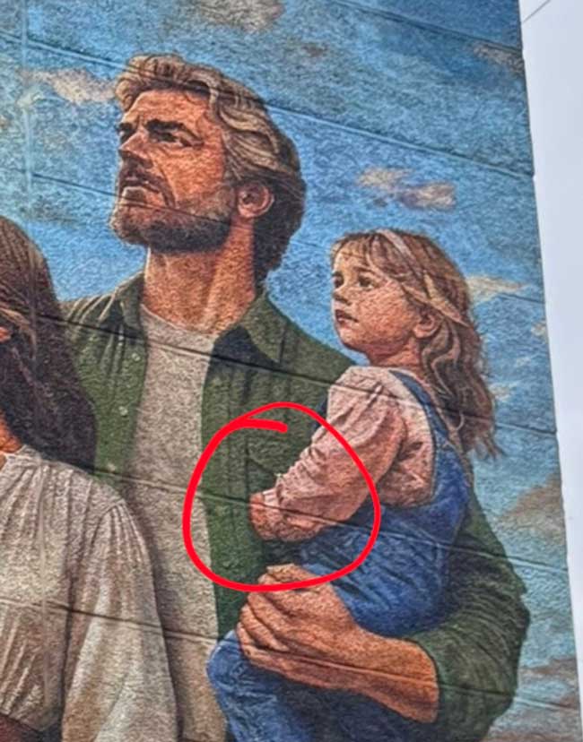 В Череповце исправят мурал с ошибкой, возникшей из-за эскиза нейросети