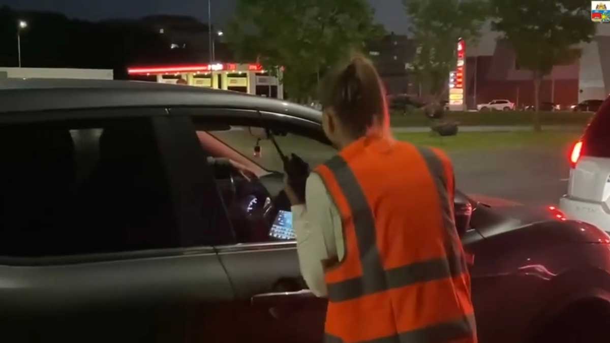 В Череповце прошло первое ночное дежурство волонтеров на АЗС