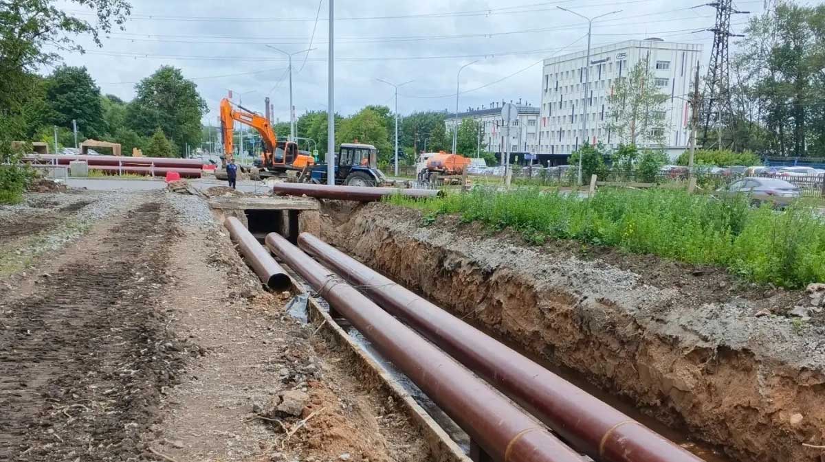 В Индустриальном районе завершили ремонт теплосетей после испытаний