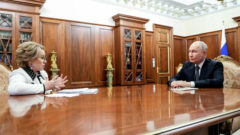Валентина Матвиенко и Владимир Путин