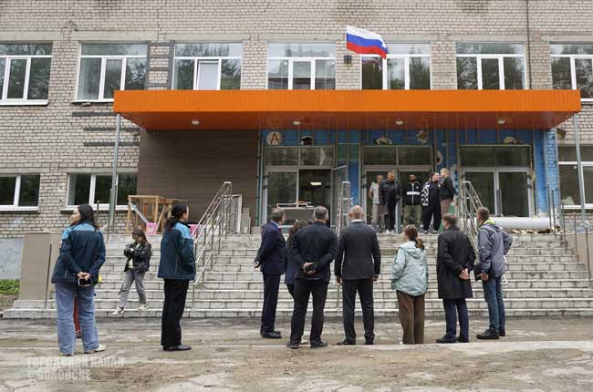 Школу №27 в Череповце откроют после капремонта 1 сентября