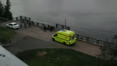 Скриншот видео очевидца