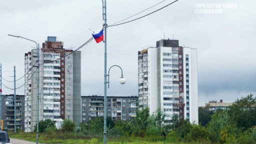 Фасады двух высоток на набережной у Ягорбы украсят символами Череповца