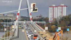 На Октябрьском мосту в Череповце изменили схему движения