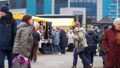 В Череповце у Ледового дворца собралась сельхозярмарка